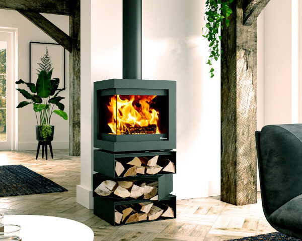 Poêles à bois Bora Corner cubes